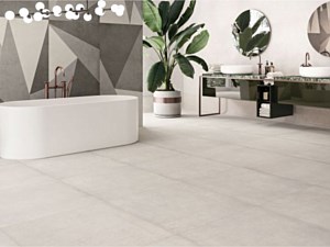 Elysium Tile - Plain Mist 30x30